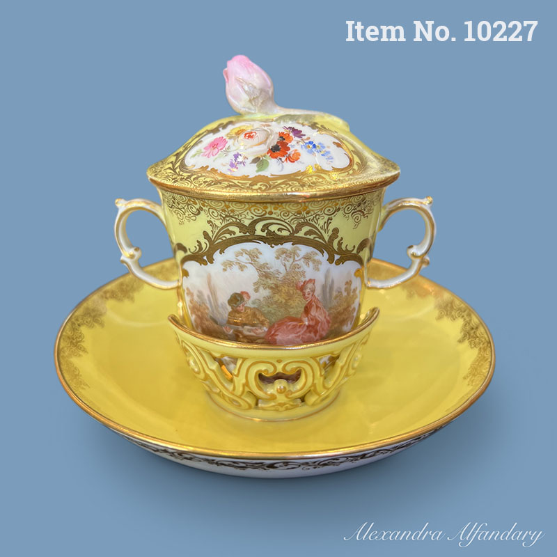 Item No. 10227: Meissen Chocolate Trembleuse, ca. 1870-1880