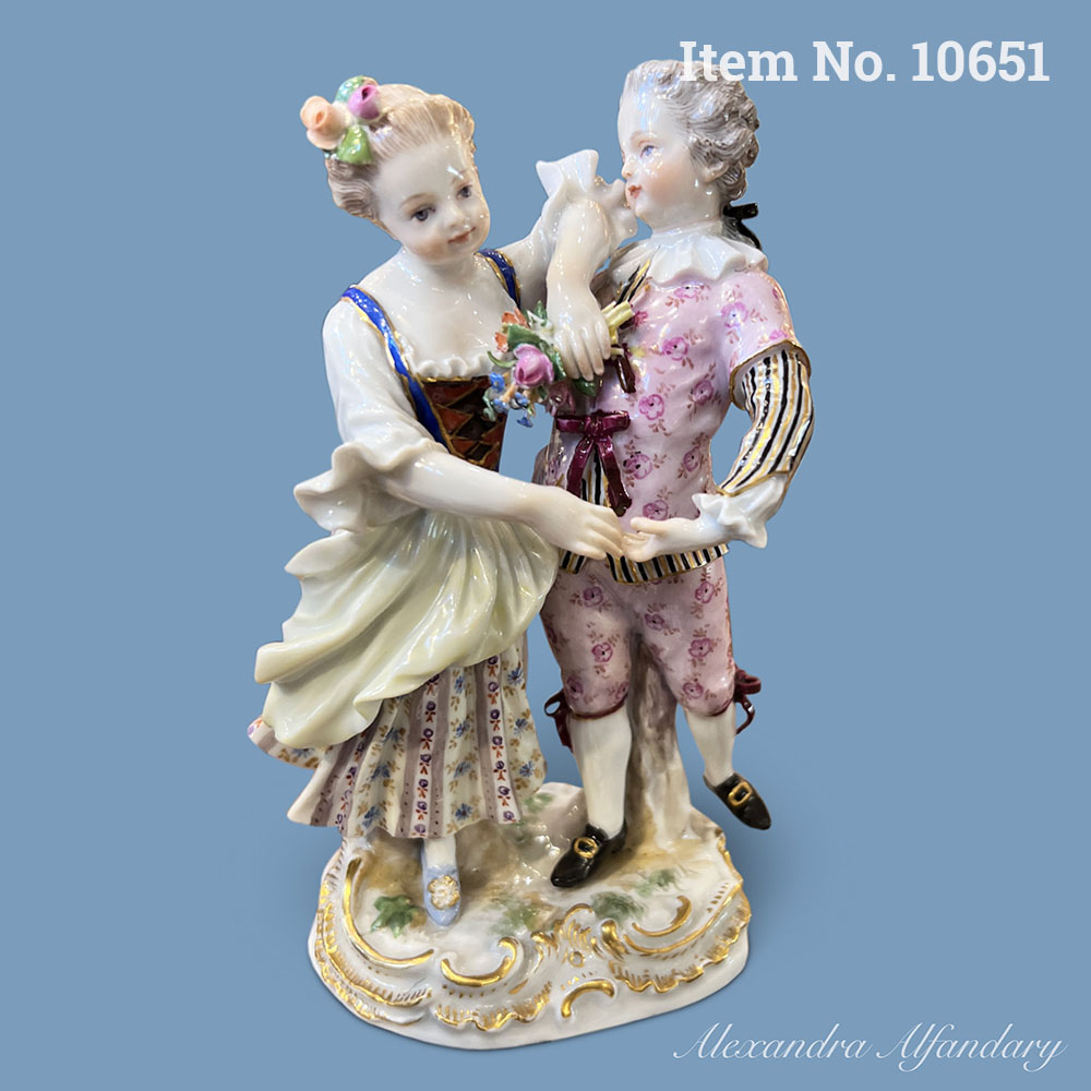 Item No. 10651: A Meissen Porcelain Group Of Dancing Children