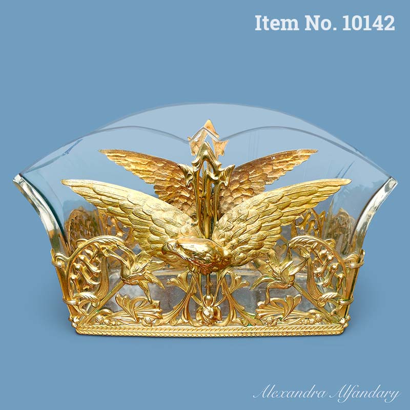 Item No. 10142: A Superb French Crystal And Ormolu Vase Napoleon III, ca. 1870
