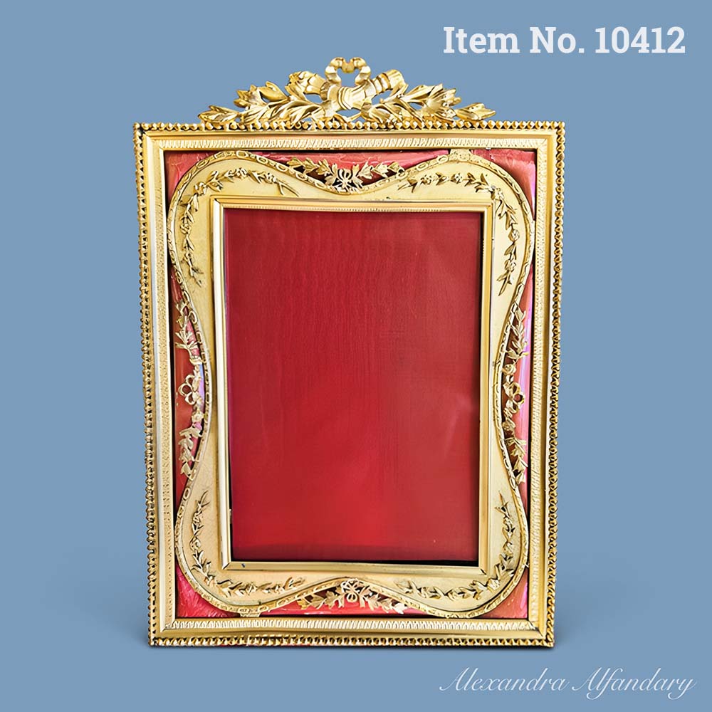 Item No. 10412: An Quality Enamel And Gilt Metal Frame, ca. 1890-1910